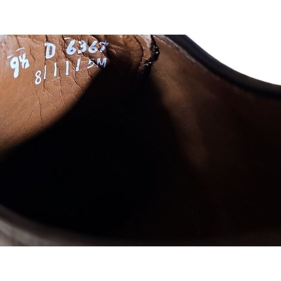 Allen Edmond Port Washington Brown Leather Split Toe Derby Shoe 9.5 main image 7